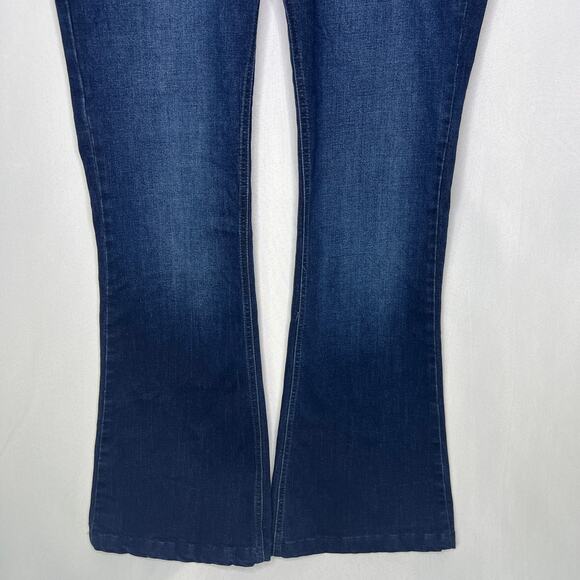 Kancan Women's Boot Cut Mid Rise Dark Wash Stretch Denim Size 15/31 - Picture 3 of 12